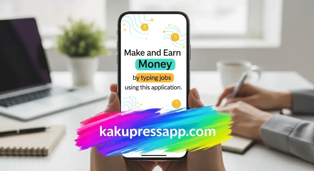 Make and Earn Money by typing jobs using this application.
