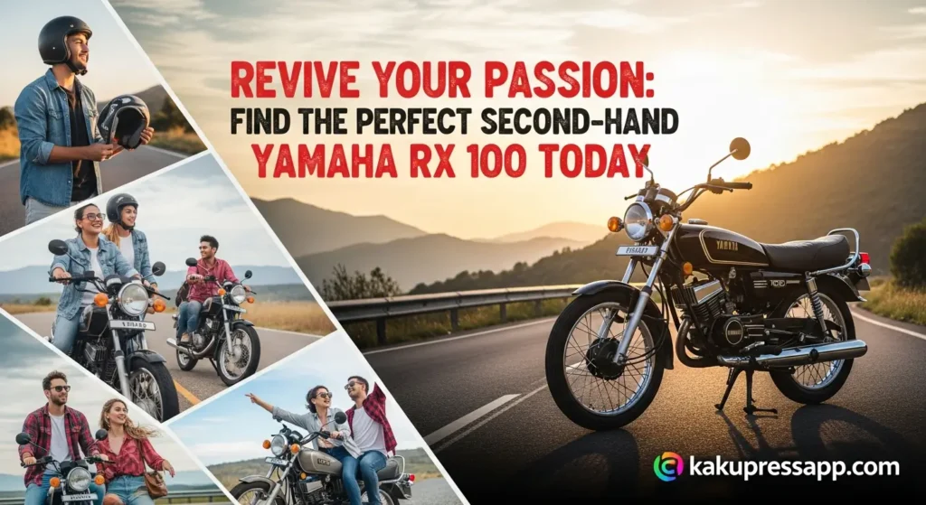 Revive Your Passion: Find the Perfect Second-Hand Yamaha RX 100 Today