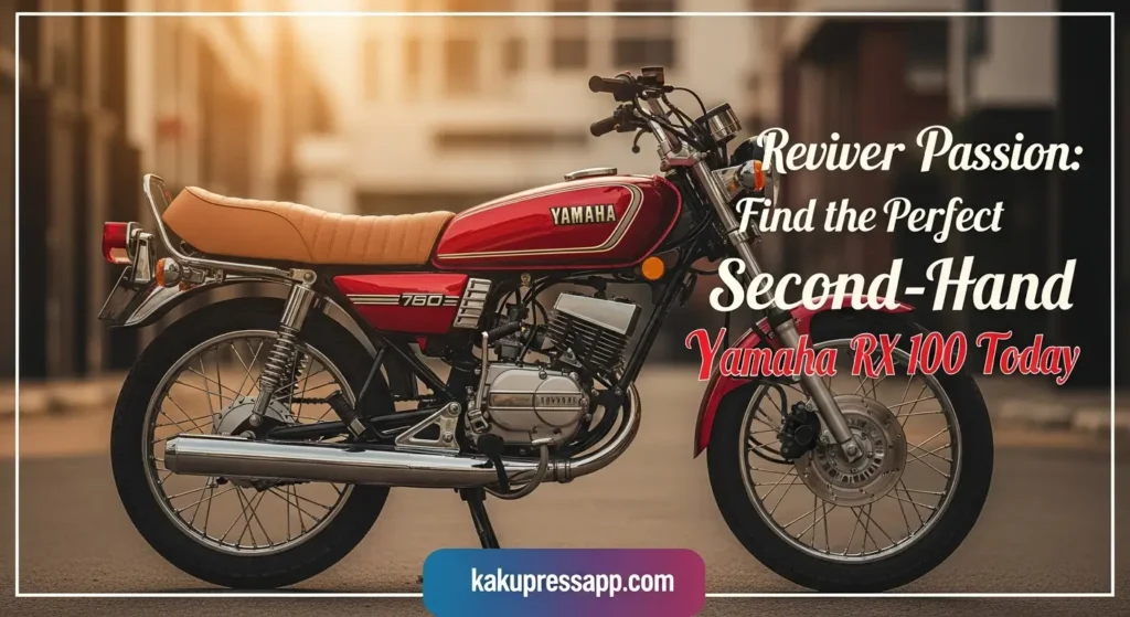 Revive Your Passion: Find the Perfect Second-Hand Yamaha RX 100 Today