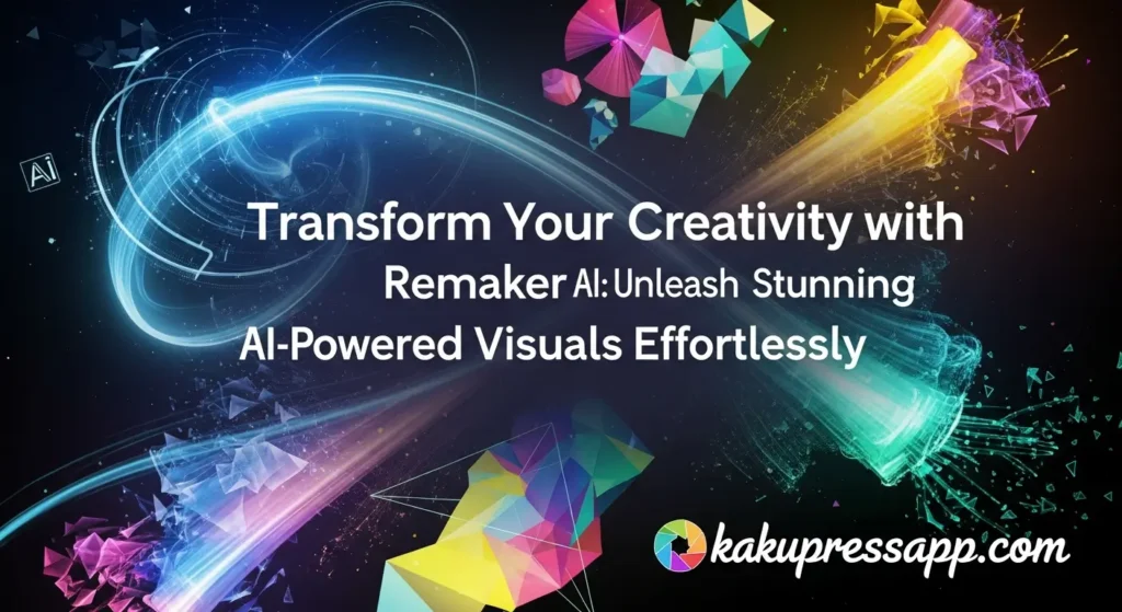 Transform Your Creativity with Remaker AI: Unleash Stunning AI-Powered Visuals Effortlessly