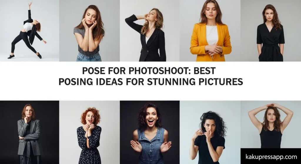Pose for Photoshoot: Best Posing Ideas for Stunning Pictures Pose for Photoshoot