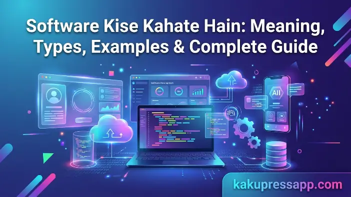 Software Kise Kahate Hain: Meaning, Types, Examples & Complete Guide Software Kise Kahate Hain