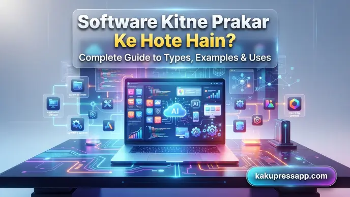 Software Kitne Prakar Ke Hote Hain? Complete Guide to Types, Examples & Uses Software Kitne Prakar Ke Hote Hain
