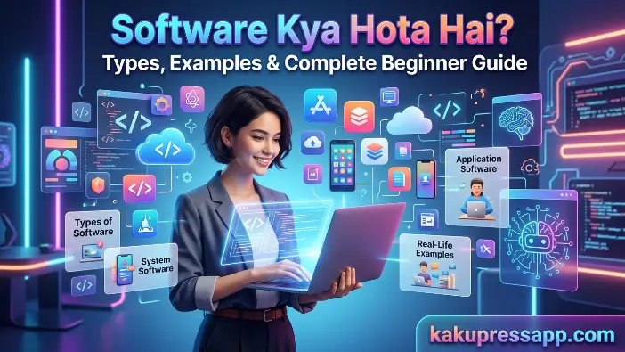 Software Kya Hota Hai? Types, Examples & Complete Beginner Guide Software Kya Hota Hai