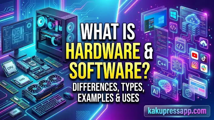 What Is Hardware and Software? Differences, Types, Examples & Uses What Is Hardware and Software