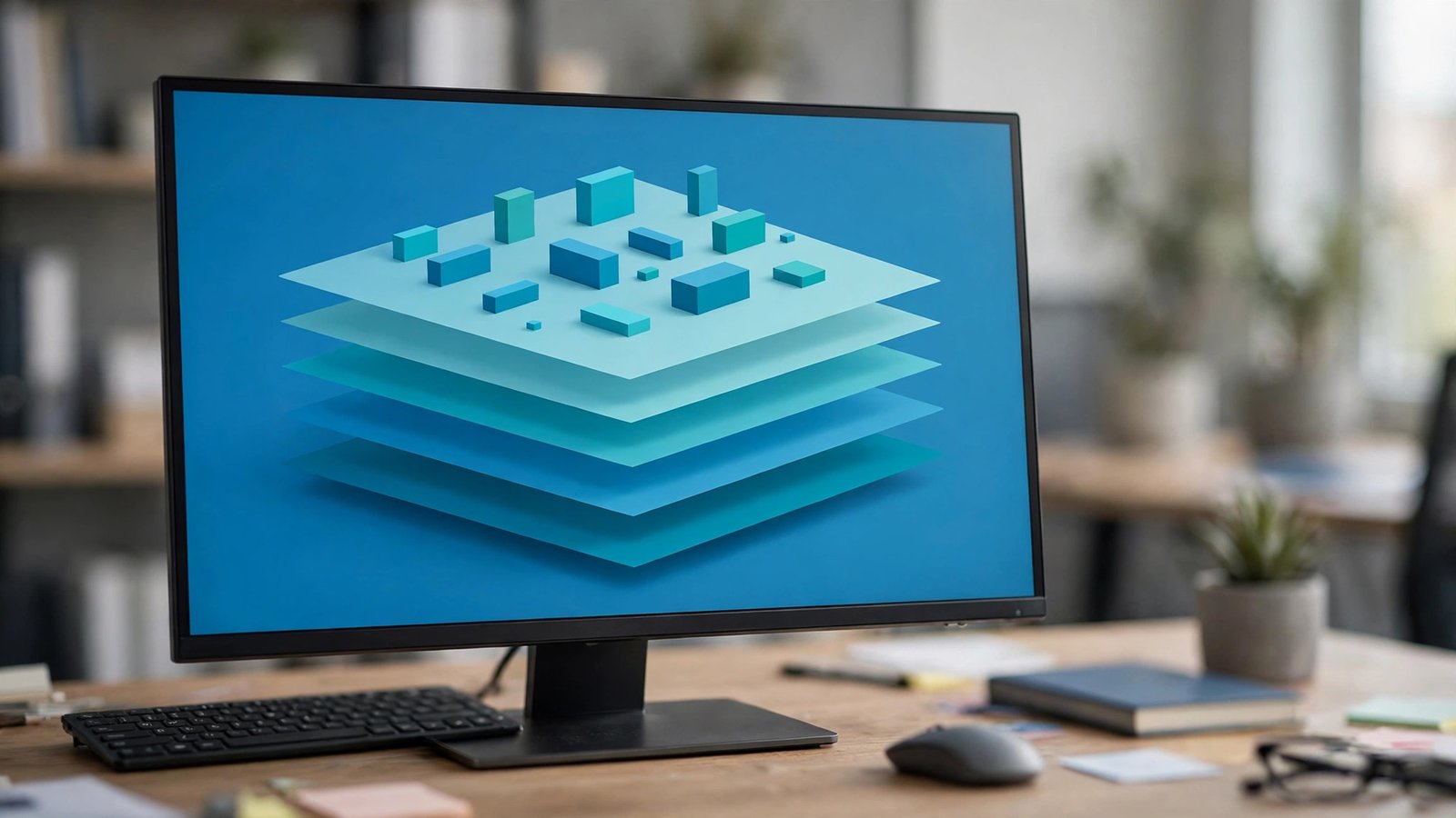 Diagram explaining what is a software platform as stacked layers with apps built on top