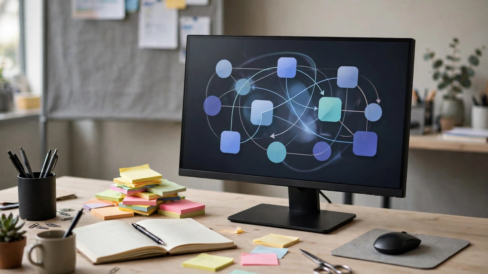A business dashboard showing connected services running on a single platform